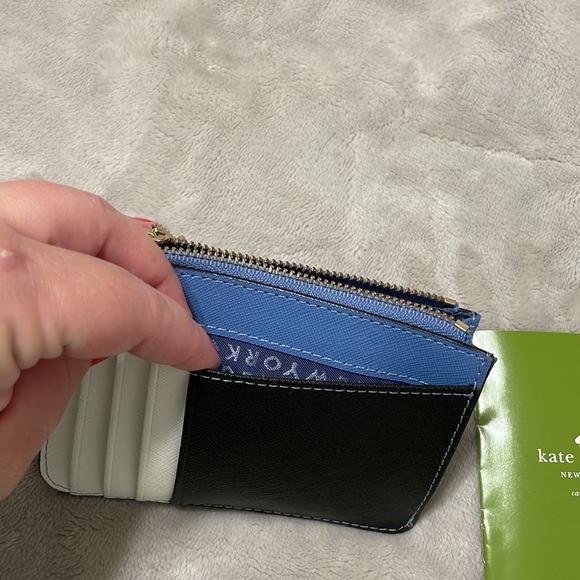 Kate spade ♠️ zip card holder wallet - Picture 4 of 7